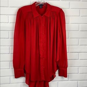 Beautiful Red Blouse